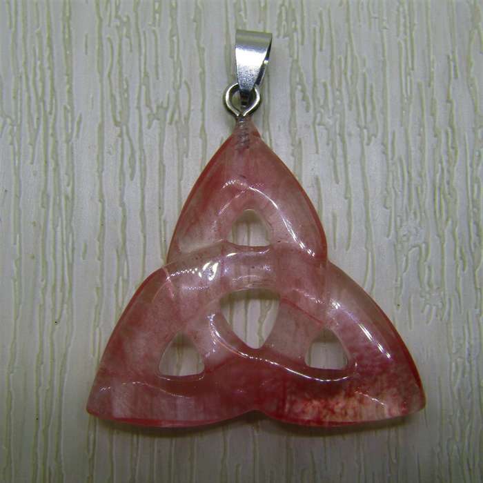 Gemstone Triquetra Pendants