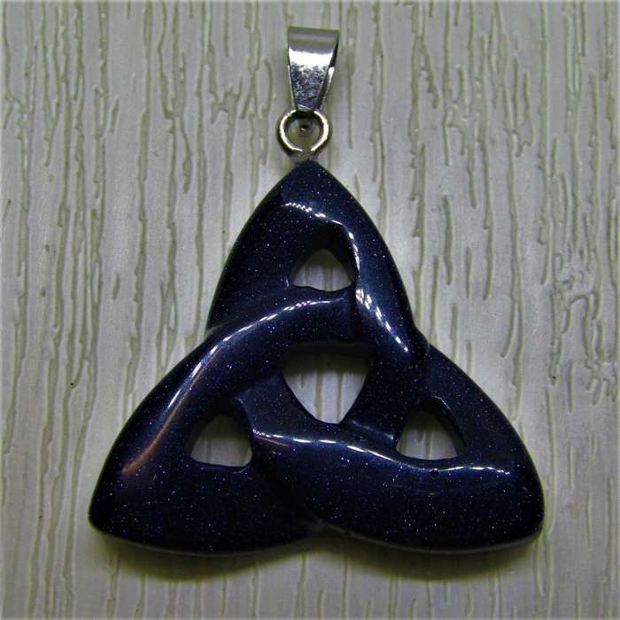 Gemstone Triquetra Pendants