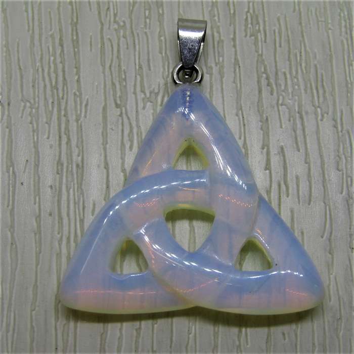 Gemstone Triquetra Pendants