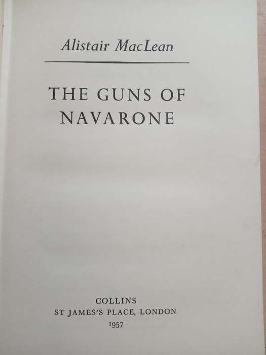 HMS Ulysses + The Guns of Navarone-Allistair Maclean first two books 1st editions 1st printings