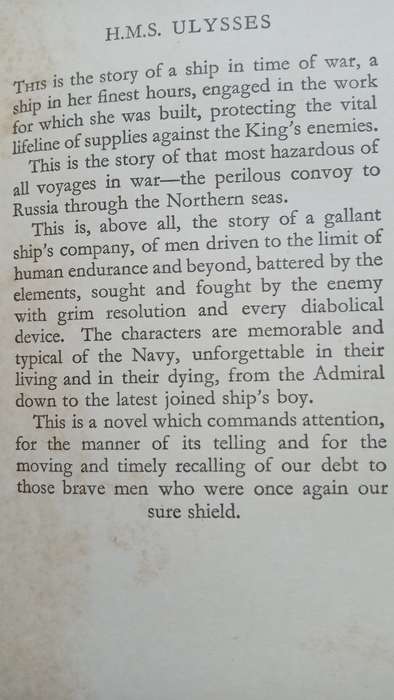 HMS Ulysses + The Guns of Navarone-Allistair Maclean first two books 1st editions 1st printings