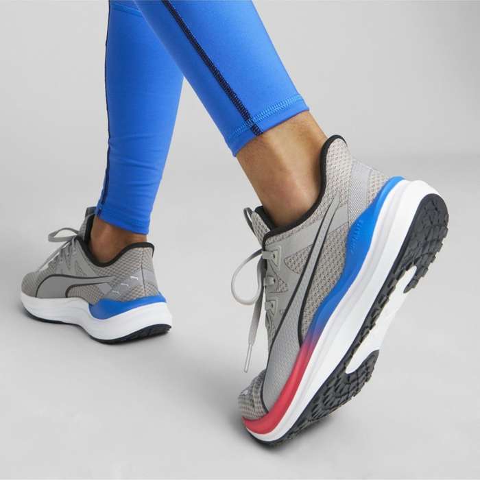 PUMA REFLECT LITE CONCRETE GREY RUNNING SHOES
