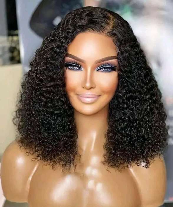 16" Glueless Curls Full Frontal Lace Wig