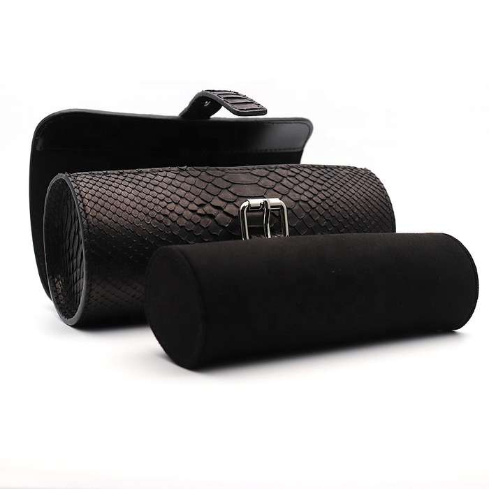 Luxury Python Leather Watchroll Credit Wallet Luxury Watch display box Watch package box