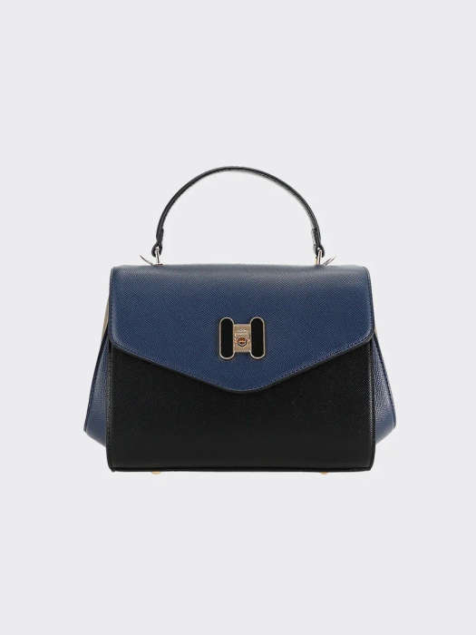 BAGCO Black and Navy Blue Handbag -BX012304063
