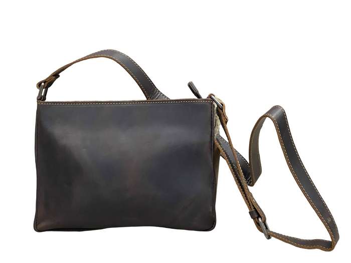 Brown Leather Crossbody Bag
