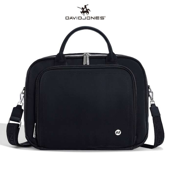 David Jones Black Executive Handbag DJ307A