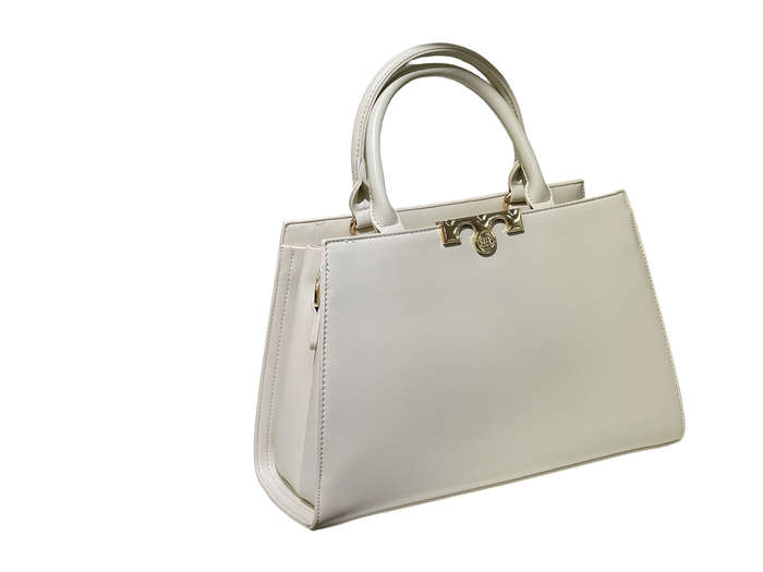 BAGCO Handbag Classic Creamy White Color