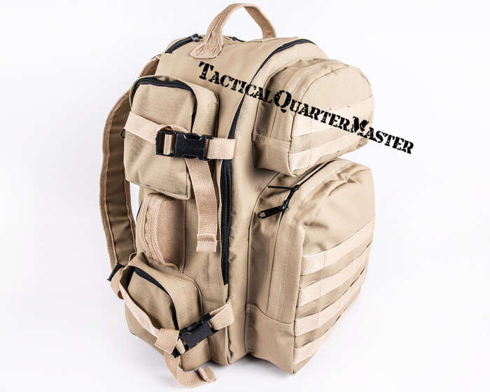 Bushveldt Patroller Large Tactical Bag: With Internal aluminium support: Khaki