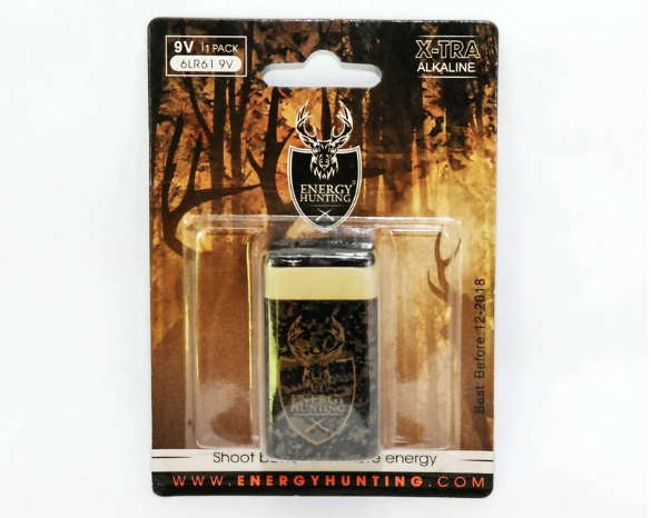 Energy Hunting 6LR61 9 Volt Battery-Single