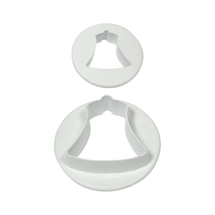 Pme Cake Decorating Sugarcraft Fondant Icing Small & Large Bell Cutters Set Of 2