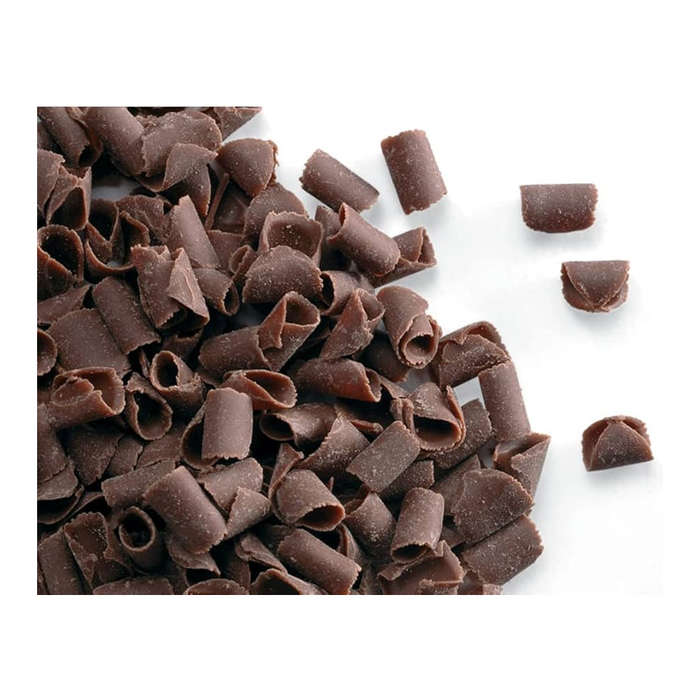 PME Belgian Milk Chocolate Curls for Decorating Cake Muffin Cupcake Desserts 85g
