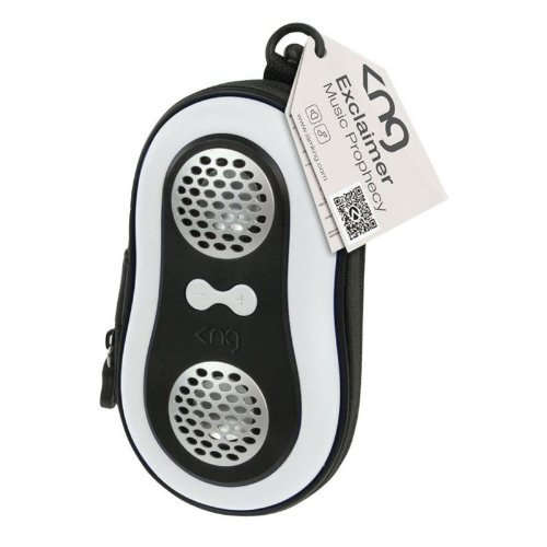 KNG Exclaimer Music Prophecy White Portable Speaker Case Cover For MP3