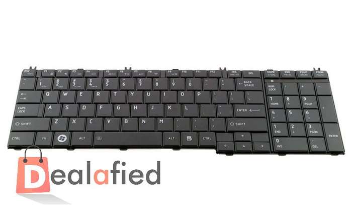 Toshiba Satellite C650 C655 C655D L650 C660 L670 L670D L675 L675D Replacement Laptop Keyboard