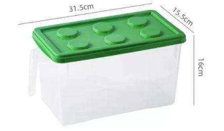 Billy Boo - Building Block Storage Containers - Green