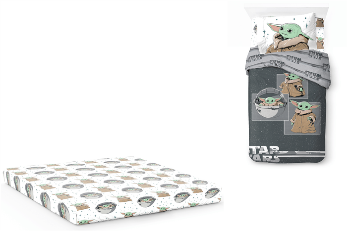 Mandalorian - The Curious Child 5 Piece Reversible Bed Set