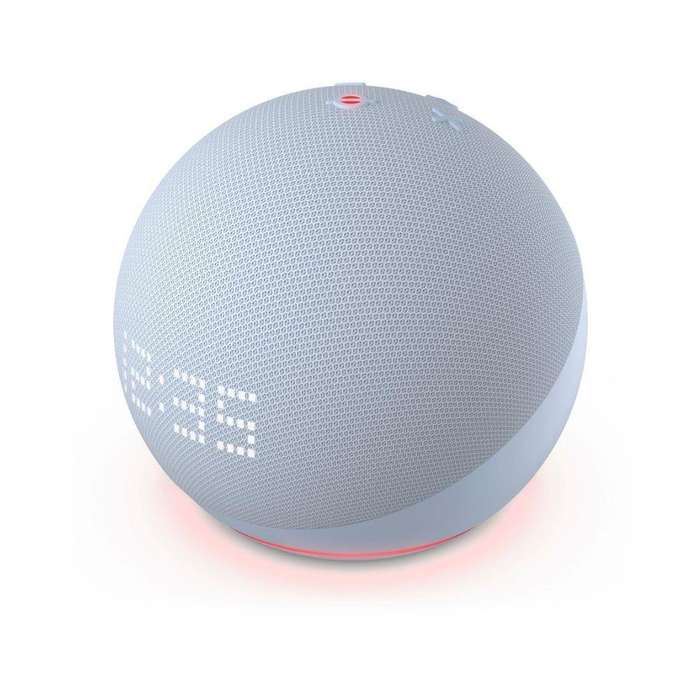 Amazon - Echo Dot 5th Gen with Clock - Cloud Blue (Parallel Import)