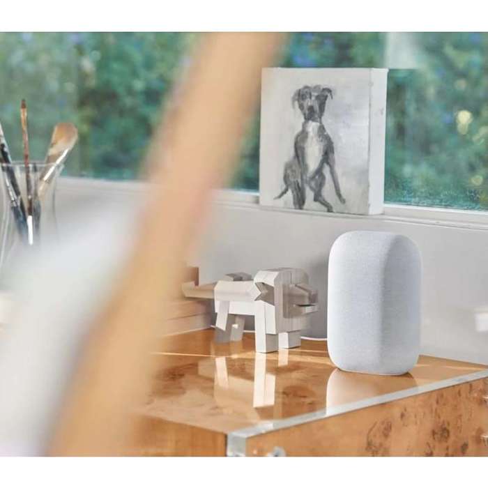 2 x Google Nest Audio Smarthome Stereo Bundle - Chalk (Parallel Import)