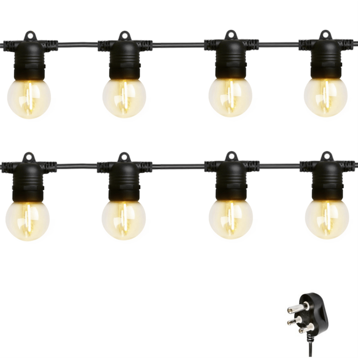 10m 10 LED Festoon Retro Bulb String Lights