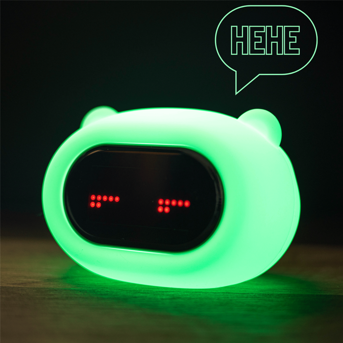 Kids Clock Night Light (Soft, Silicone &amp; Colour-Changing)