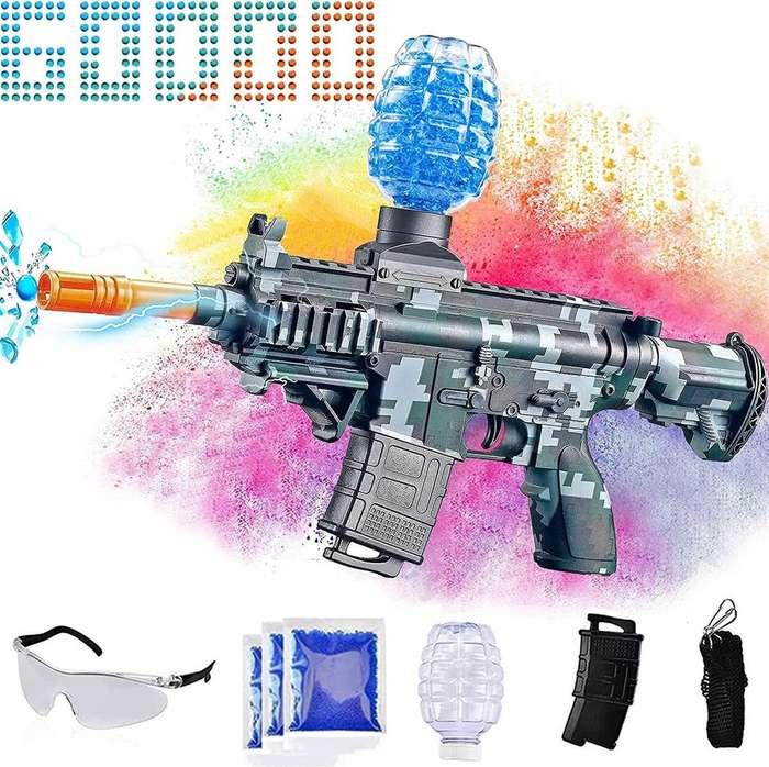 Electric Gel Ball Blaster Gun With 60 000 Water Bead Bullets - Set of 2