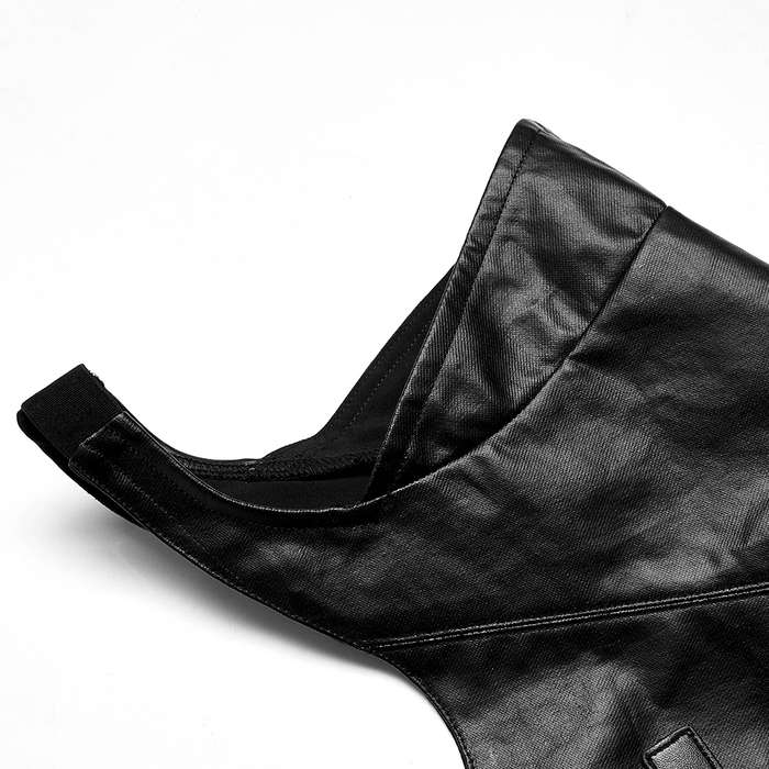 Wide Shoulder Vest With Waist Loop