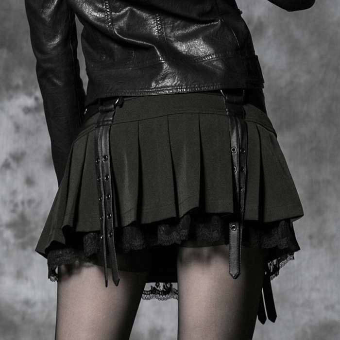Goth Style Mini Skirt