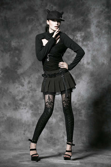 Goth Style Mini Skirt