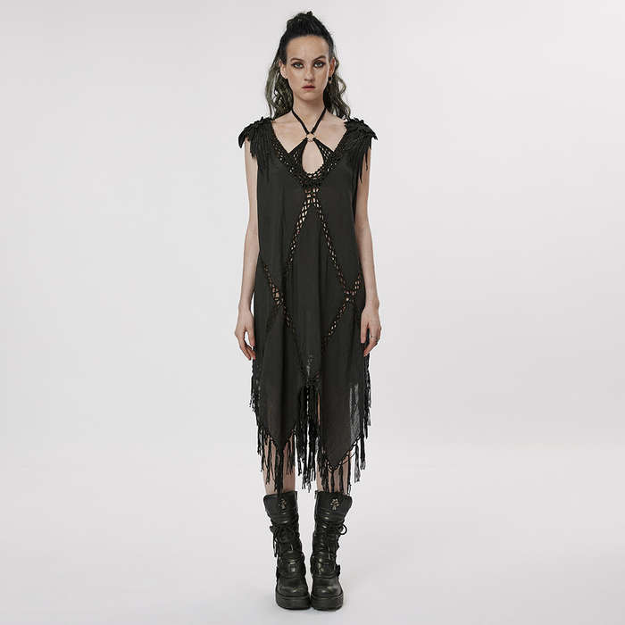 Woven Sleeveless Cover Up Dress
