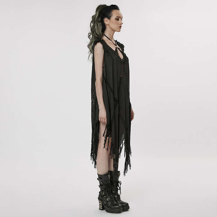 Woven Sleeveless Cover Up Dress