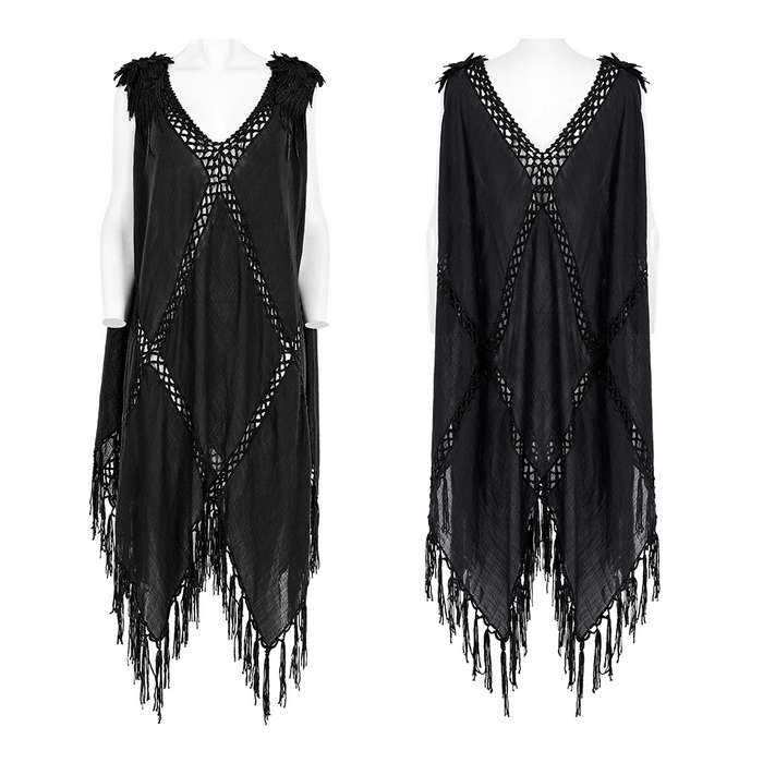 Woven Sleeveless Cover Up Dress