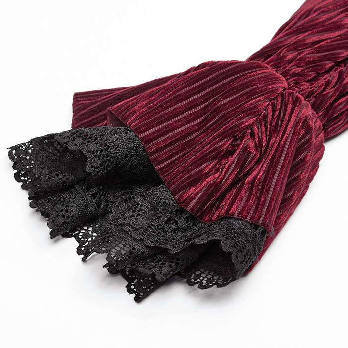 Dark-Grain Velvet Shirt