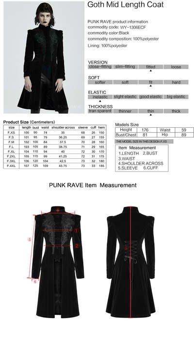 Mid Length Velvet Coat