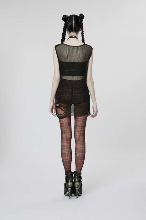 Ripped Irregular Vest