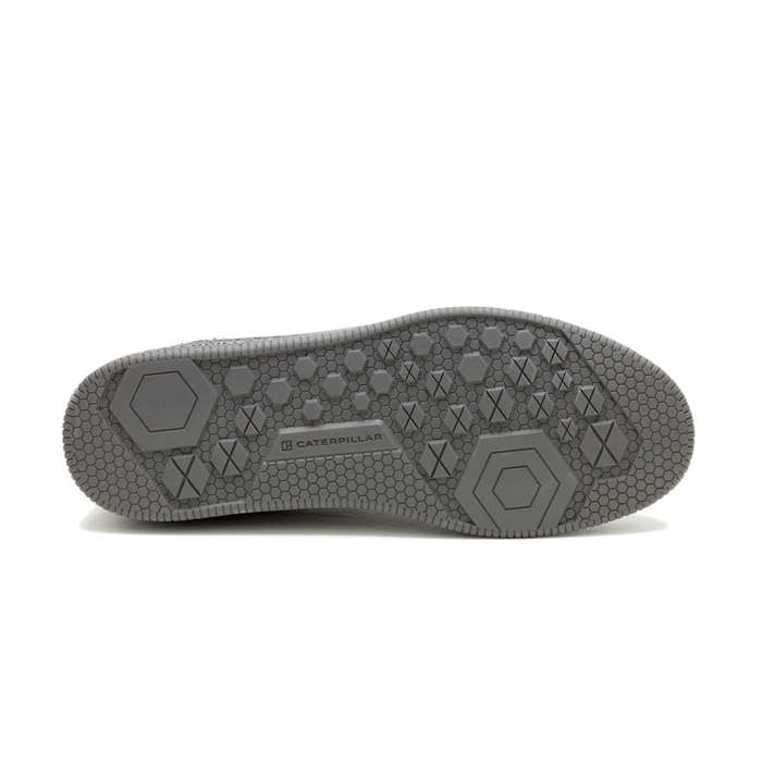 CAT PAUSE RETRO - Dark Gull Grey/Black Jazz Suede