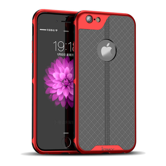 iPaky Plating Anti Fingerprint Protective Case For iPhone 6s Plus/6 Plus Heat D