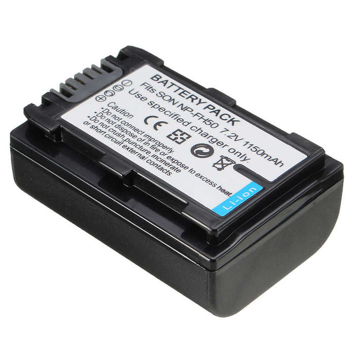 1150mAh 7.2 V Replacement Battery for Sony NP-FH50 NP-FH40 NP-FH30 NP-FH60 Alph