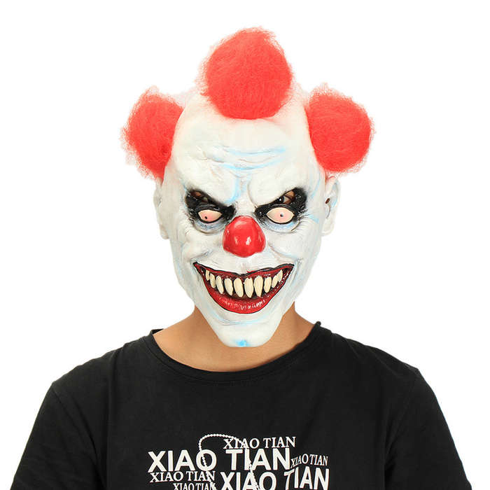 Halloween Party Home Decoration Clown Mask Headgear Costume Supply Children Gif