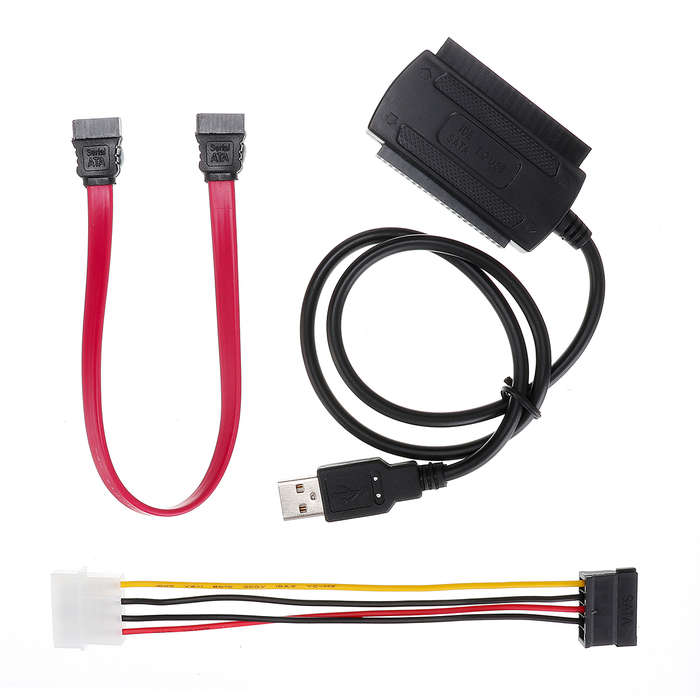 SATA/PATA/IDE to USB 2.0 Adapter Converter Cable for Hard Drive Disk 2.5