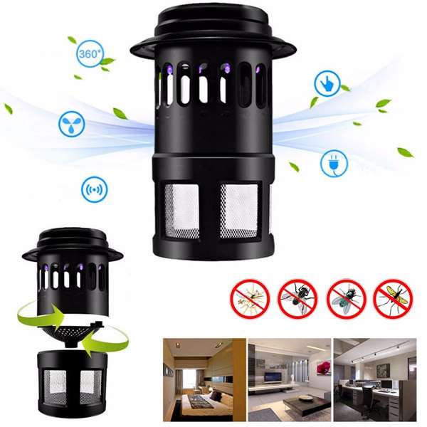 220V Electric LED Light Mosquito Killer Fly Bug Insect Zapper Trap Catcher Lamp