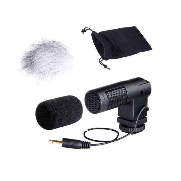 BOYA BY-V01 Stereo X/Y Mini Condenser Microphone for Canon Nikon Pentax Sony DS