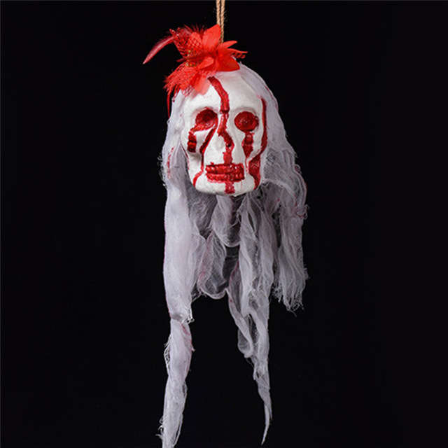 Halloween Decorations Horror props Horrible Skeleton Bleeding Skull Scary Spook