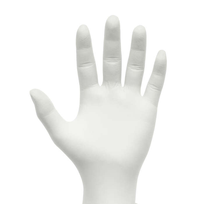 100Pcs Industrial Disposable Nitrile Latex Gloves Medical Grade White Powder Fr