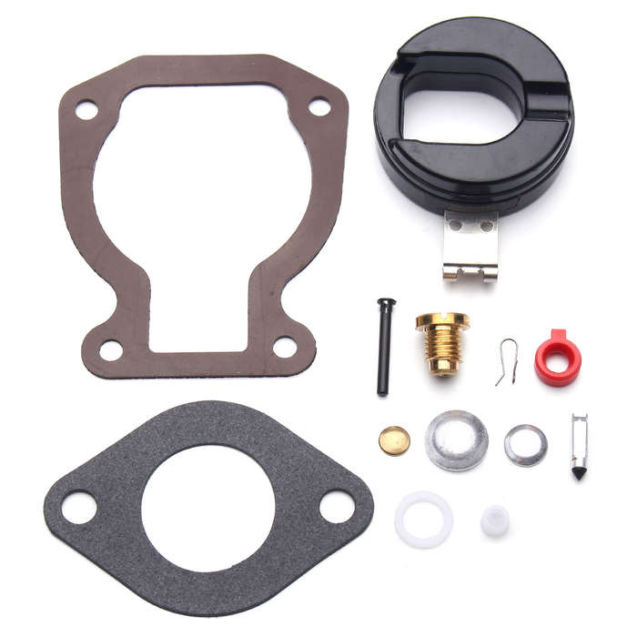 Carburetor Repair Rebuild Carb Kit w/ Float For 4-15 hp Johnson Evinrude 398453