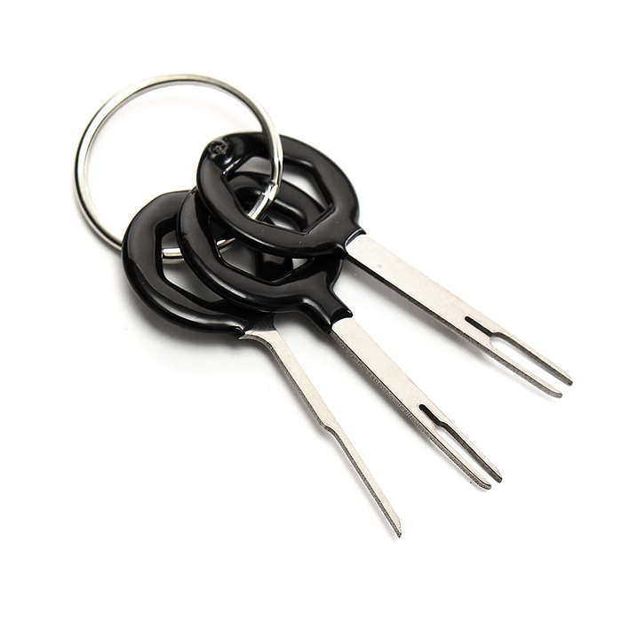 Excellway 3Pcs Automotive Electrical Wire Connector Pins Terminal Removal Tool