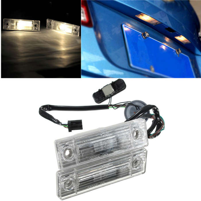 Car Rear Trunk Switch Assembly License Plate Lamp Light For Chevrolet Cruze