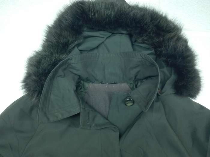 Overweight Green Size 2XL Women Longline Puffer Jacket [AJ53]