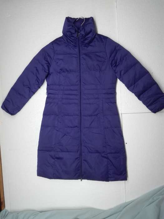Conbipel Heavyweight Navy Size L Women Longline Puffer Jacket [AJ51]