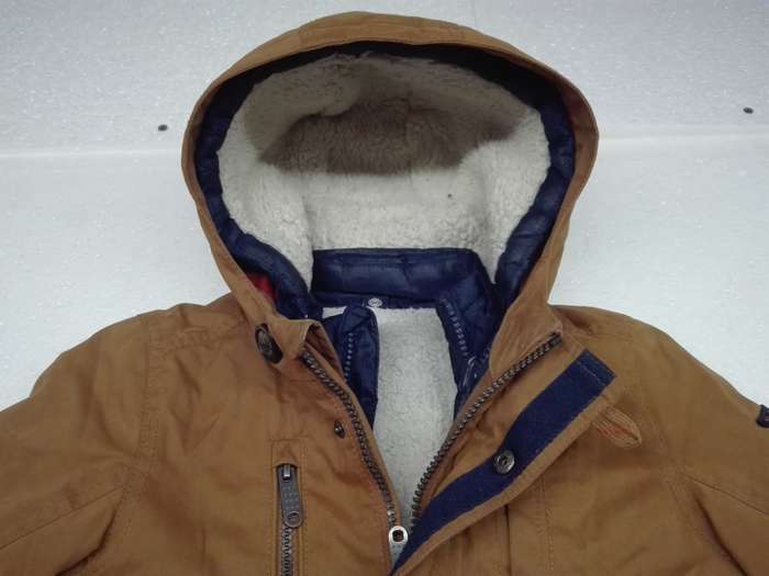 Palomino Middleweight Brown 3 - 4 Years Boys Parka Jacket [KJ7]