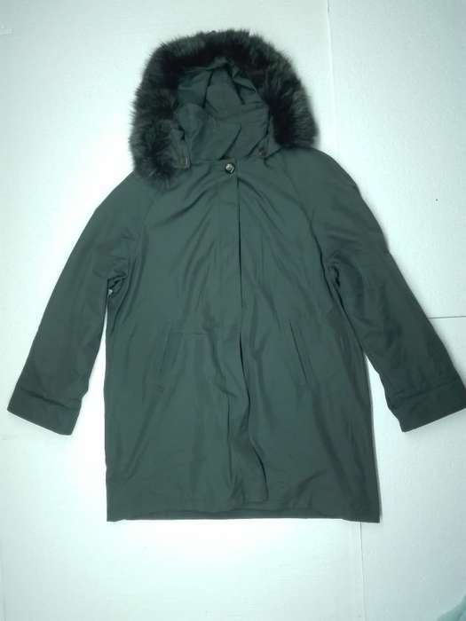 Overweight Green Size 2XL Women Longline Puffer Jacket [AJ53]